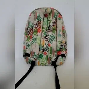 Loungefly Disney Mickey Tropical Nylon Backpack Surfboards Tiki HTF RARE Loungefly | Bags | Loungefly Disney Mickey Tropical Nylon  main image 4